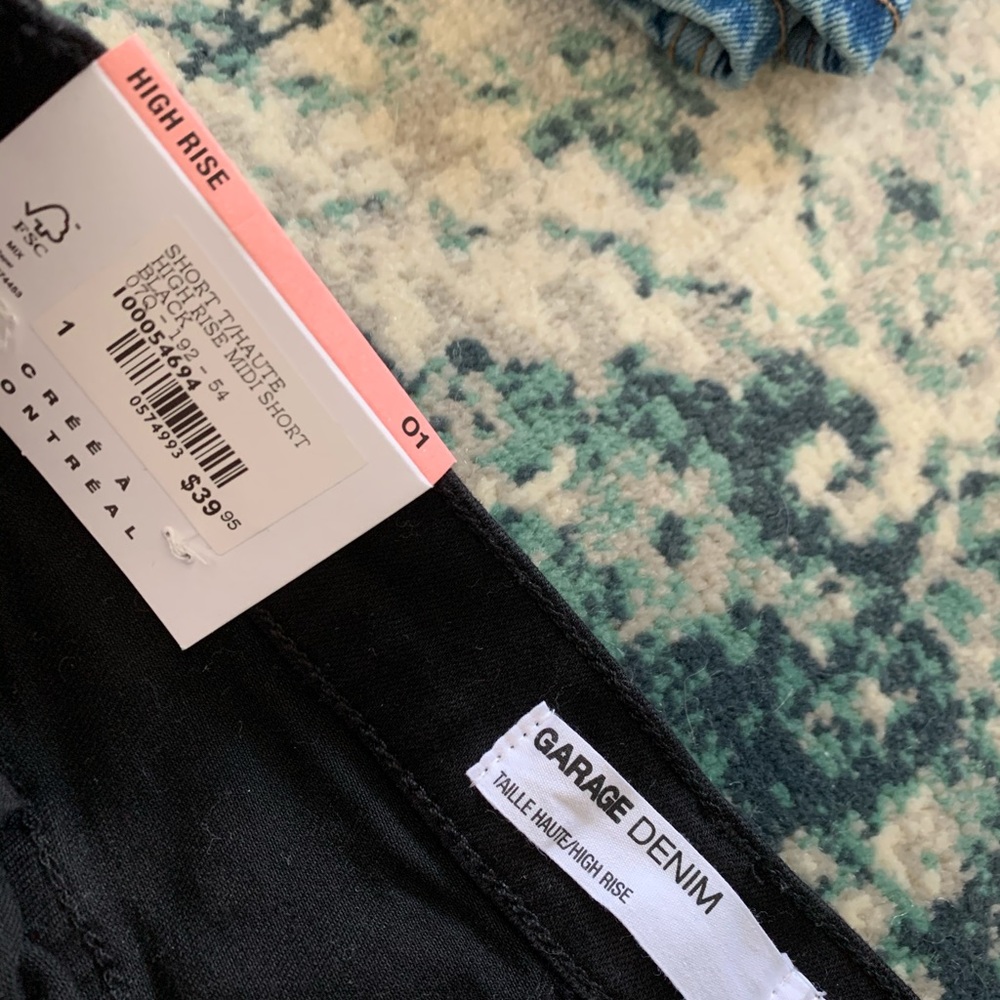 Women’s black shorts